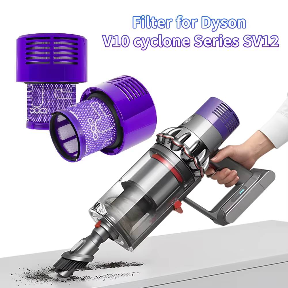 Pièces de rechange pour filtre HEPA pour aspirateur sans fil Dyson V10 SV12