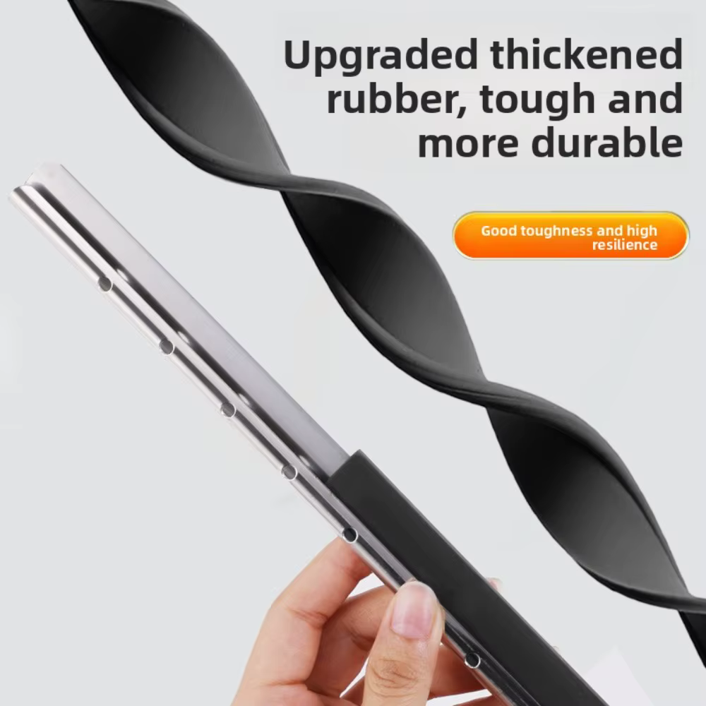 Nettoyeur de vitres en silicone avec lame