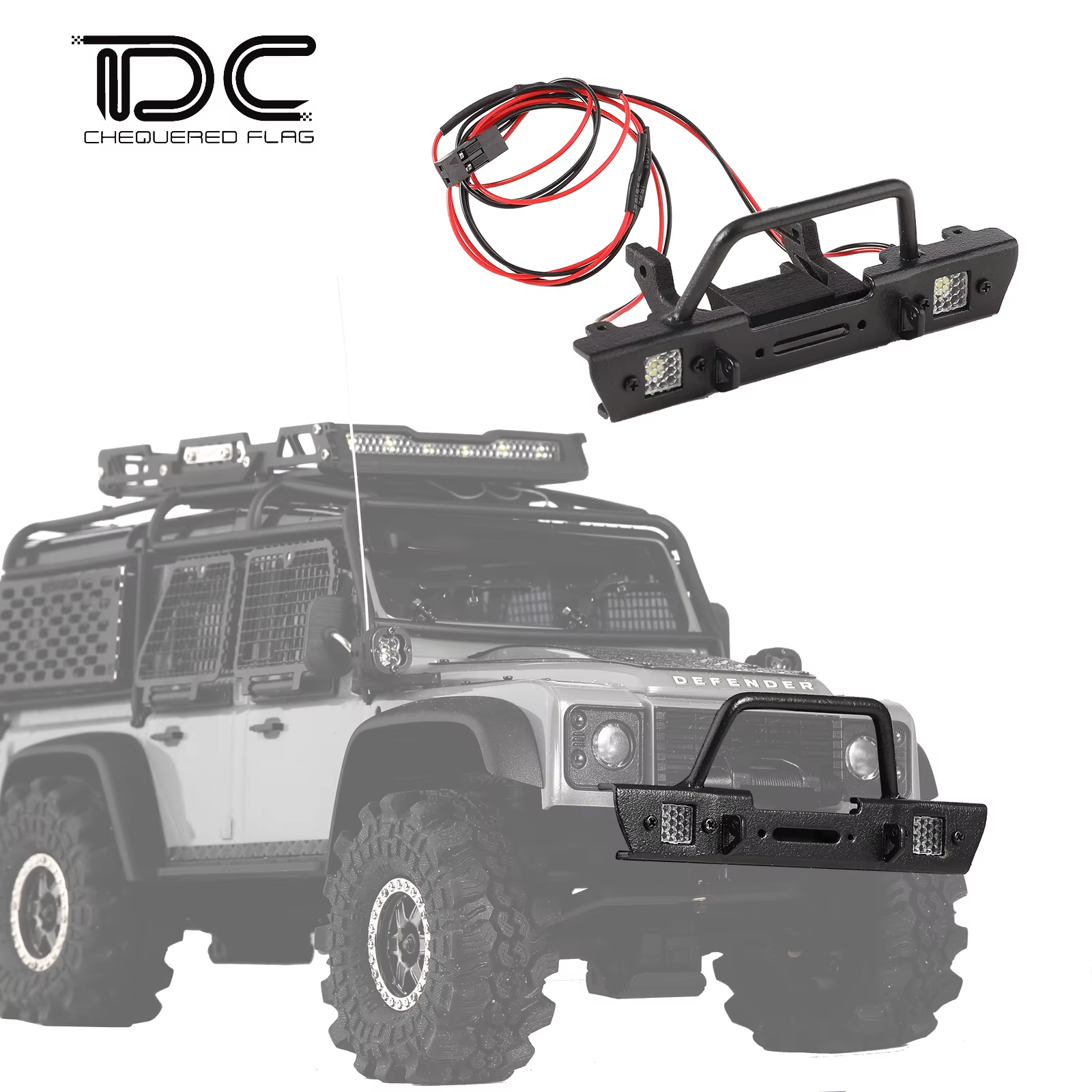 Accessoires pour TRX-4M Defender D90 D110, KIT 1/18 TRX4M RC, pièces de mise à niveau de véhicule, Simulation de protection d'armure, pièces de décoration